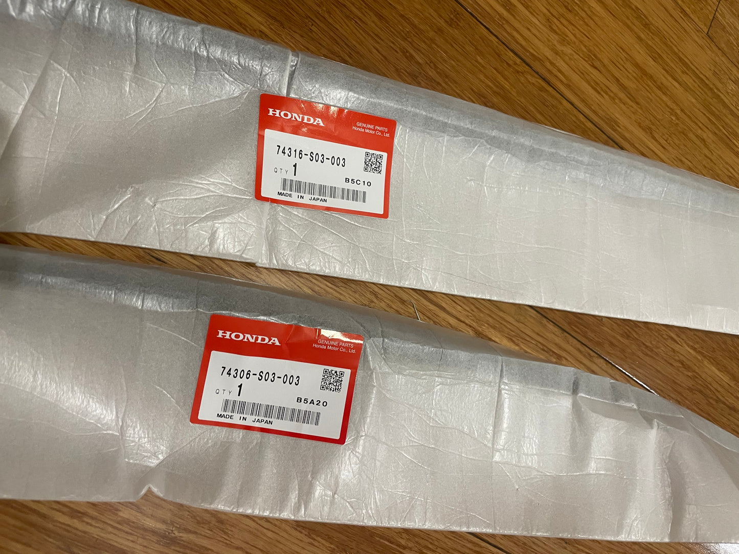 Honda Civic EK9 Roof Drip Mouldings *PAIR*