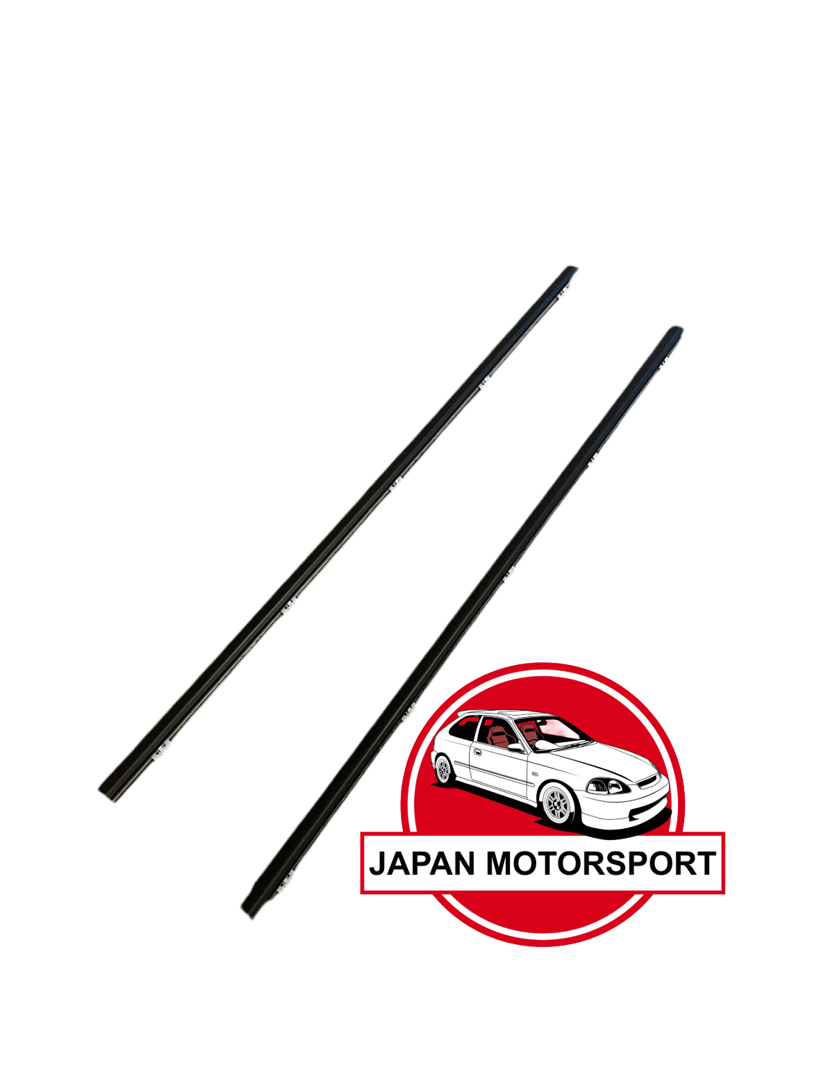 Honda Civic EG Aftermarket Window Trim Belt Moulding *PAIR*