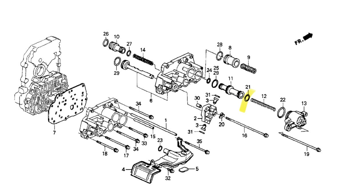 B Series Oil Pump O Ring