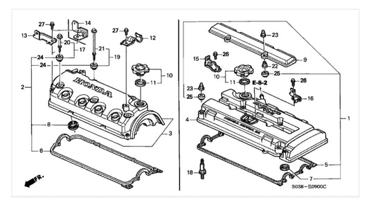 Honda OEM Chrome Dome Nut